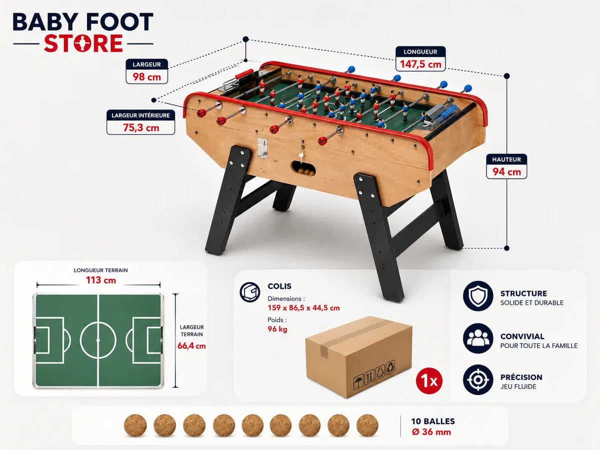 Baby Foot "Classique" Baby Foot Store
