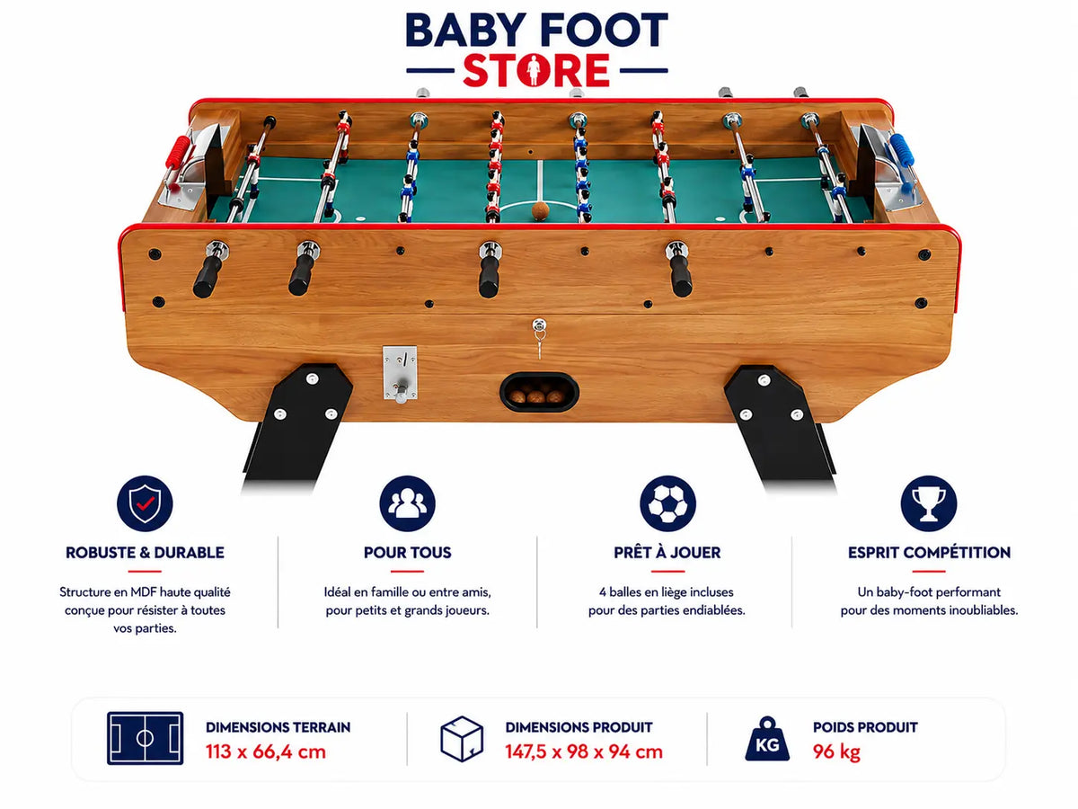 Baby Foot "Le Monnayeur" Baby Foot Store